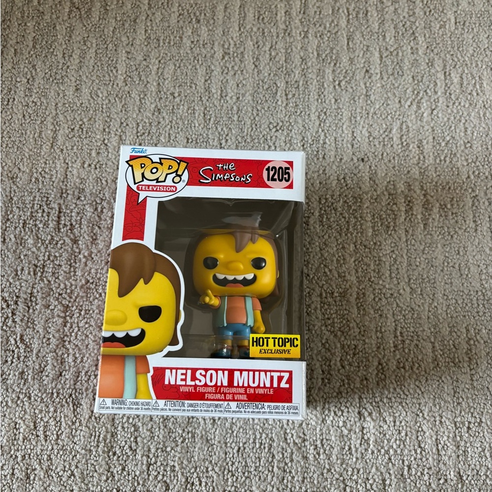 Funko The Simpsons Nelson Muntz Pop! LIMITED EXCLUSIVE
